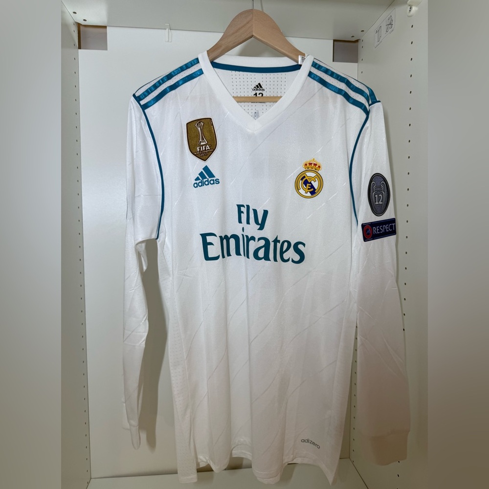 Adidas Real Madrid 2017 / 2018 Home ucl Ronaldo jersey size 2XL slim fit, read !